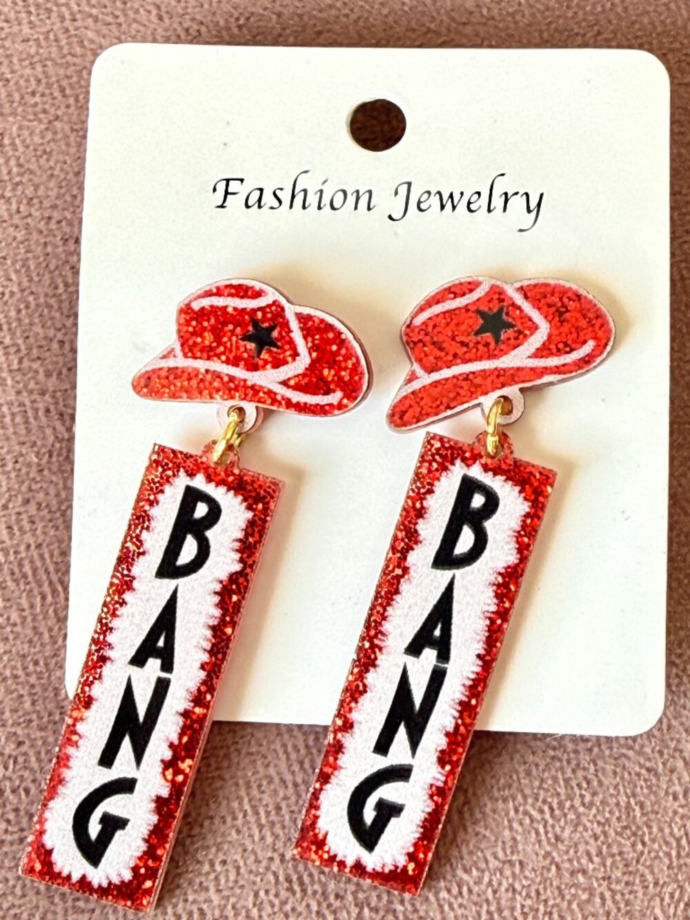 BANG Acrylic Earrings